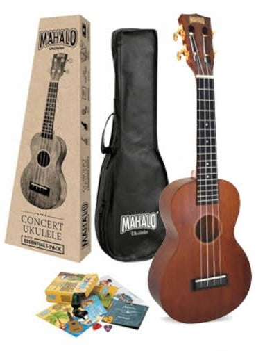Mahalo | MJ2TBRK | Concert | Concert Ukulele | Bundle Package! Mahalo | MJ2TBRK | Concert | Concert Ukulele | Bundle Package!